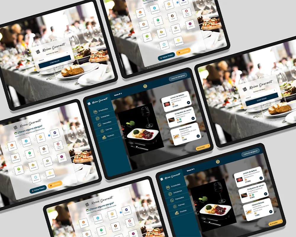 Websites with modern technologies