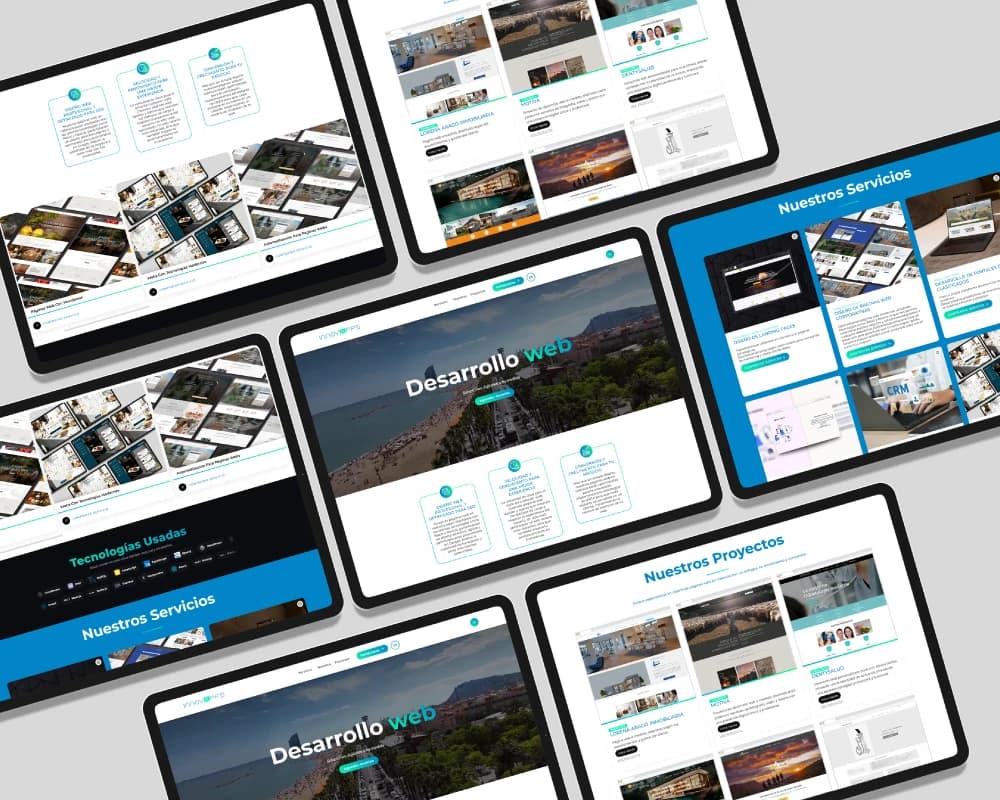 Webs con tecnologías modernas